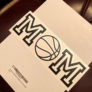 BASKETBALL MOM STICKER  